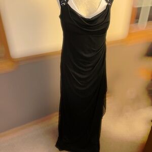 Beautiful black floor length dress size 14